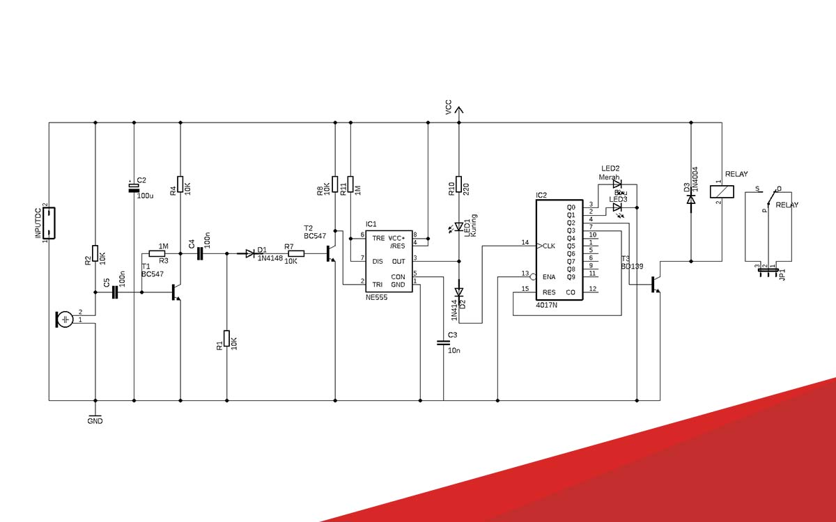 Membuat Rangkaian Sakelar Sensor Suara